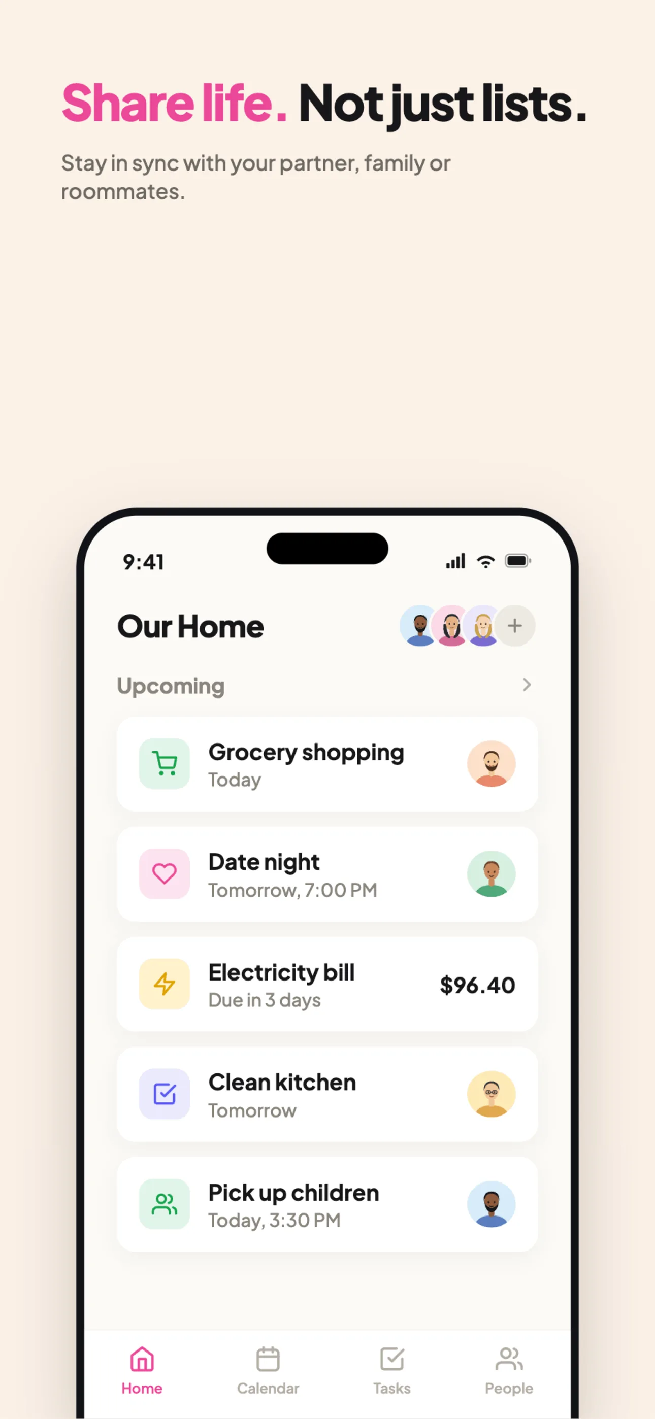 A shared roommate home in Yuki with chores, groceries and a split bill